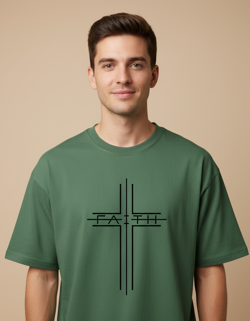 T-shirt Bottle Green