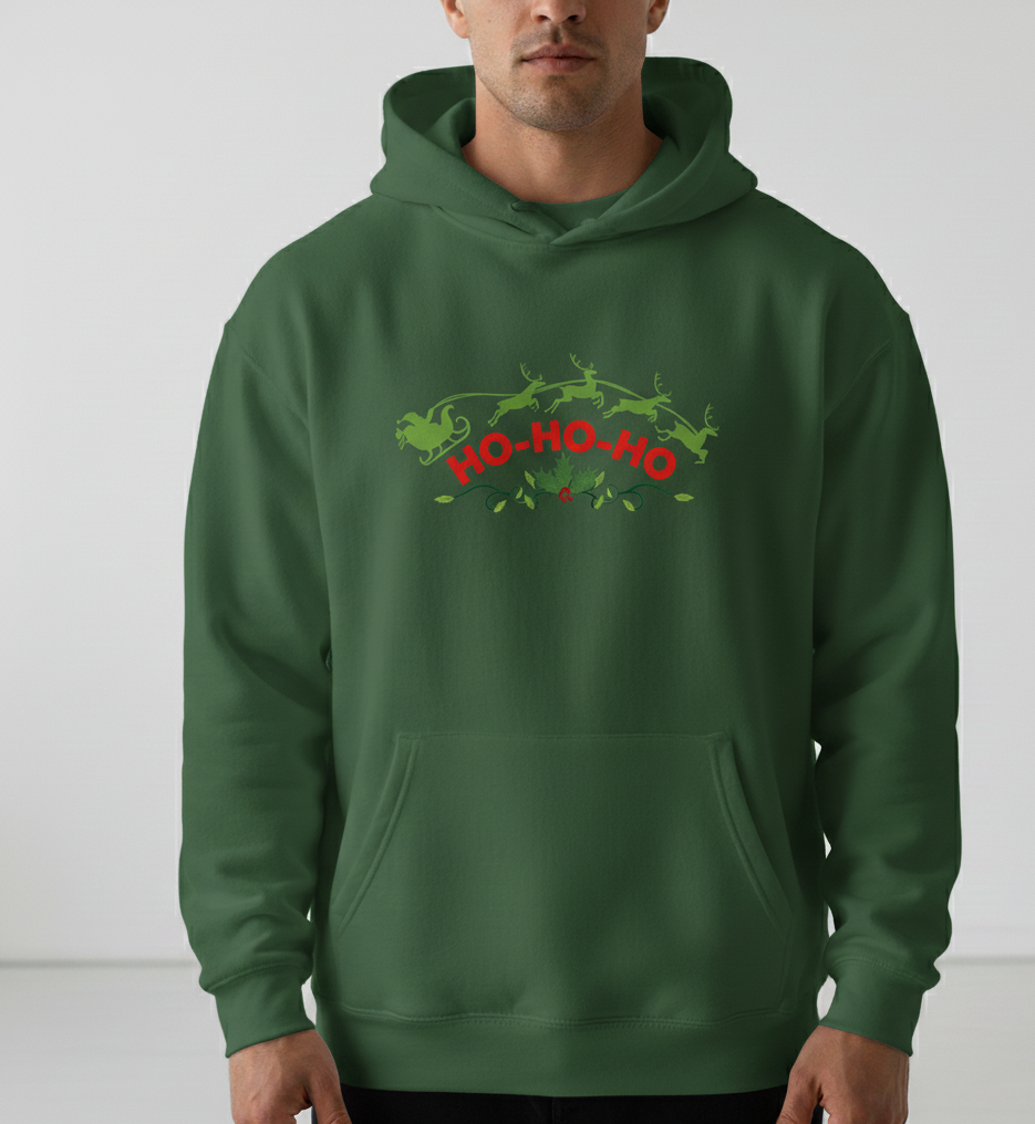 Hoodie Bottle Green