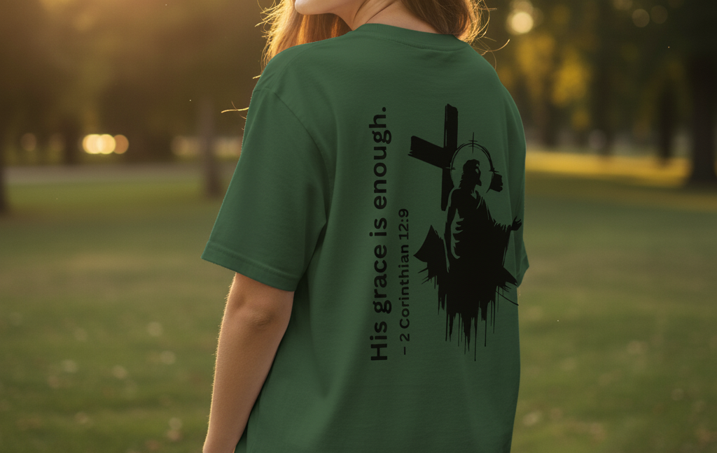 T-shirt Bottle Green