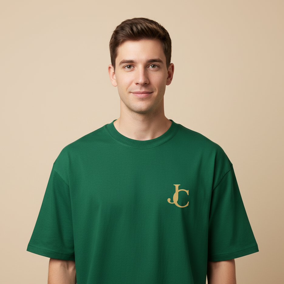 T-shirt Bottle Green