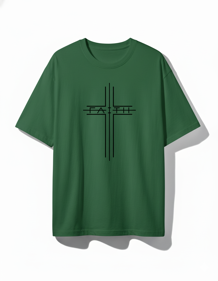 T-shirt Bottle Green