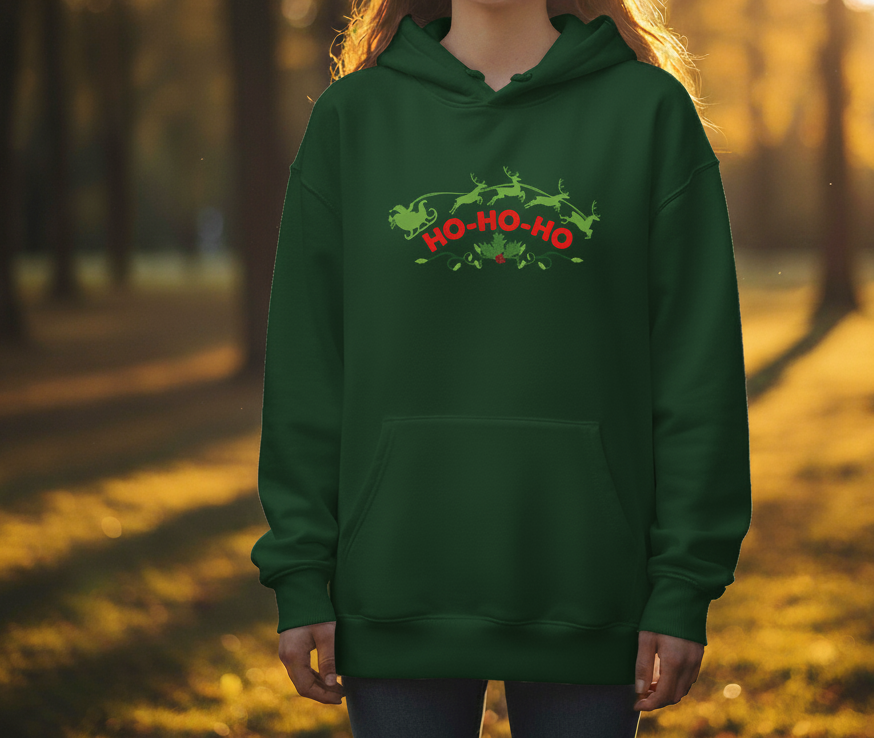 Hoodie Bottle Green